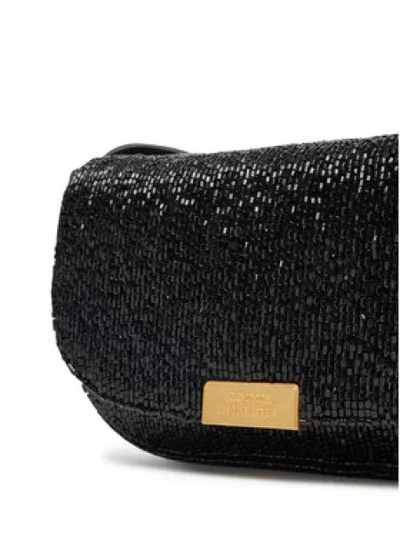 Tommy Hilfiger Torbica Party Le Mini Crossover Beaded crna