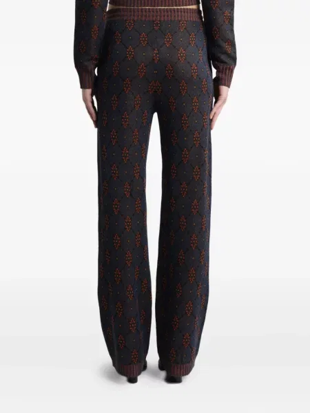 Pantaloni Etro tricotate negru