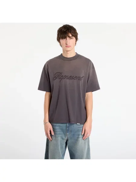 Póló REPRESENT Reverse Applique T-Shirt After Dark XXL