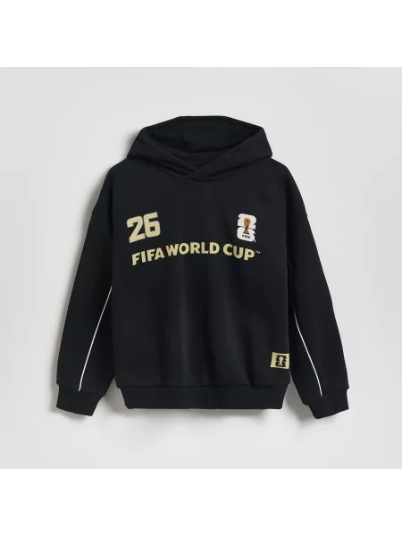 Reserved Mikina s kapucí FIFA World Cup černý