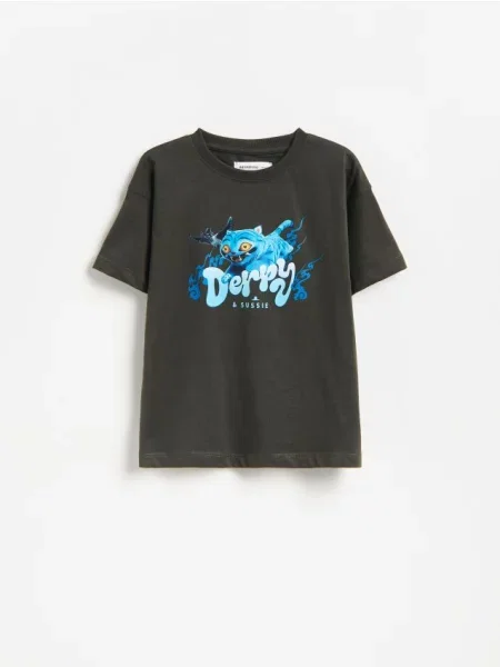 Reserved Tricou Kpop Demon Hunters™ gri-închis gri
