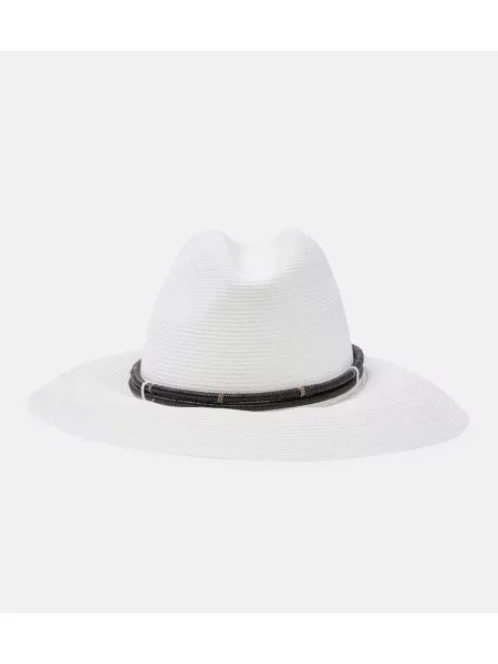 Šešir Brunello Cucinelli bijela