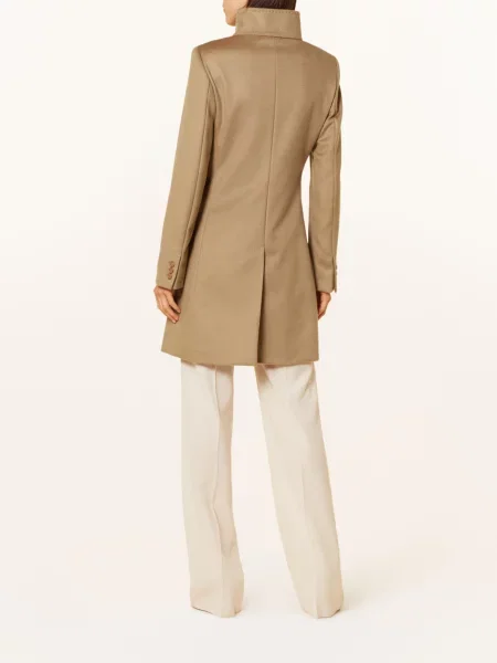 Maxmara Studio Vlněný Kabát Agnese velbloudí