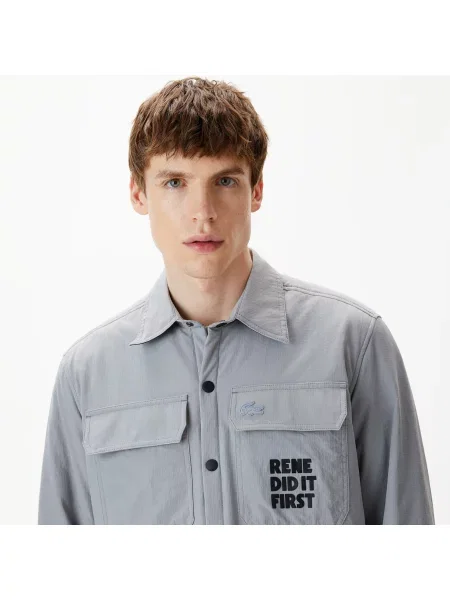 Рубашка Lacoste серая