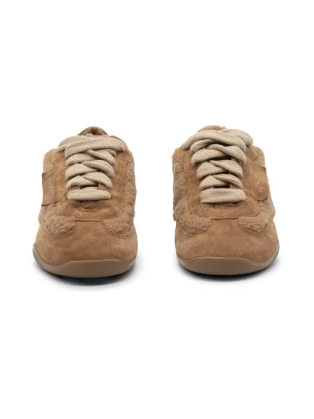 Sneakersy Vic Matie zamszowe brązowe
