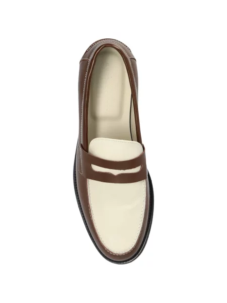 Pantofi loafer Duke & Dexter din piele maro