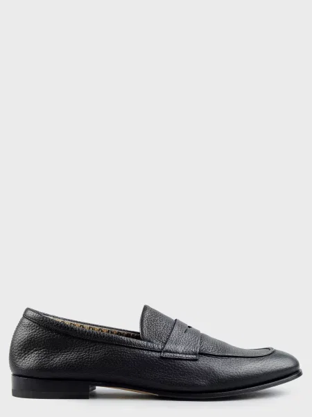 Лоферы Santoni черные