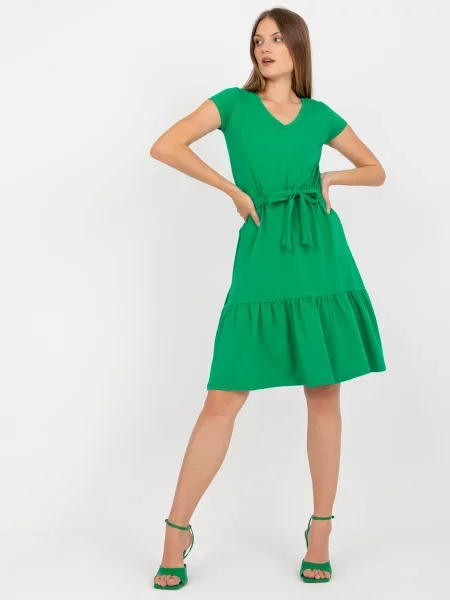 Rochie Fashionhunters de costum verde