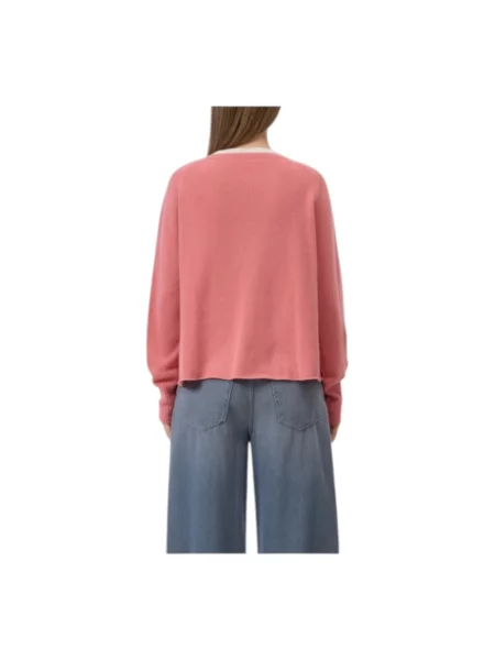 Dzianinowy sweter Closed czerwony
