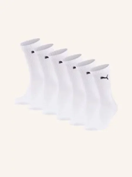 Puma Ponožky Sada 6 Párů white bílé