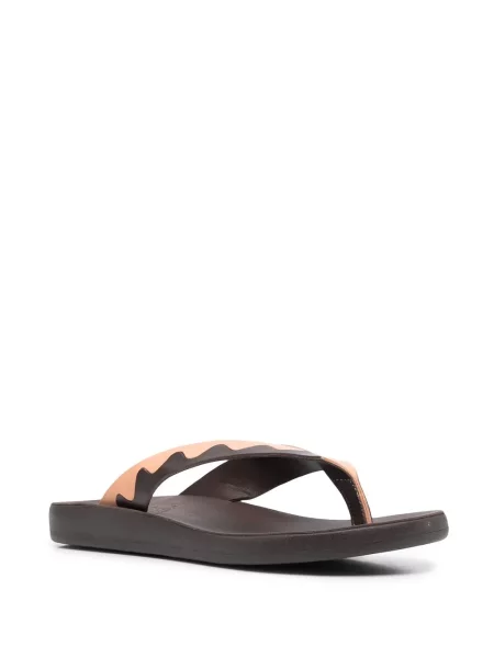 Șlapi Ancient Greek Sandals din piele maro