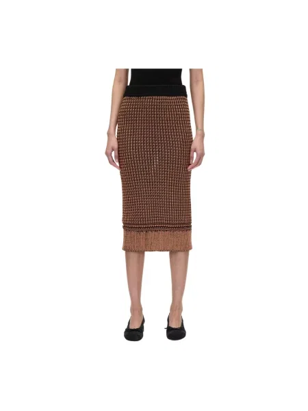 Spódnica ołówkowa 3.1 Phillip Lim brązowa