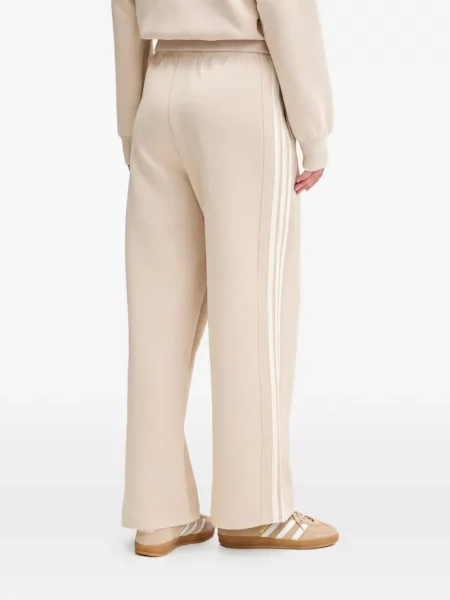 Pantaloni Adidas cu dungi cu autograf alergare albastru