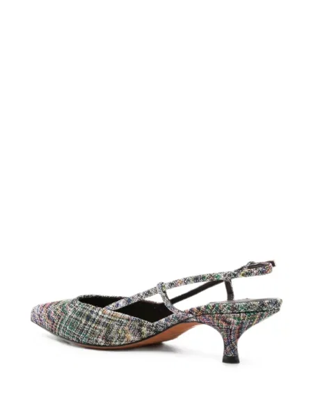 Pantofi cu toc Missoni slingback albastru