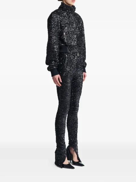 Pantaloni 16arlington cu paiete negru