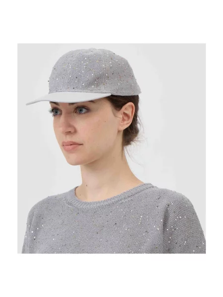 Czapka z daszkiem Le Tricot Perugia szara