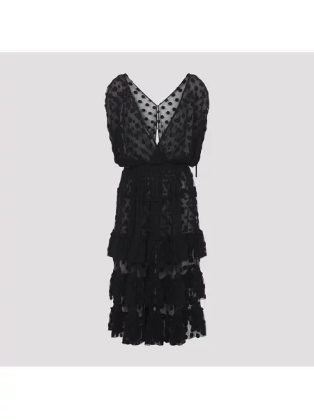 Sukienka midi Dries Van Noten czarna