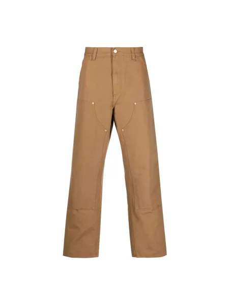 Spodnie Carhartt Wip brązowe