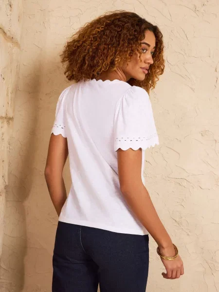 Love & roses Tricou crem