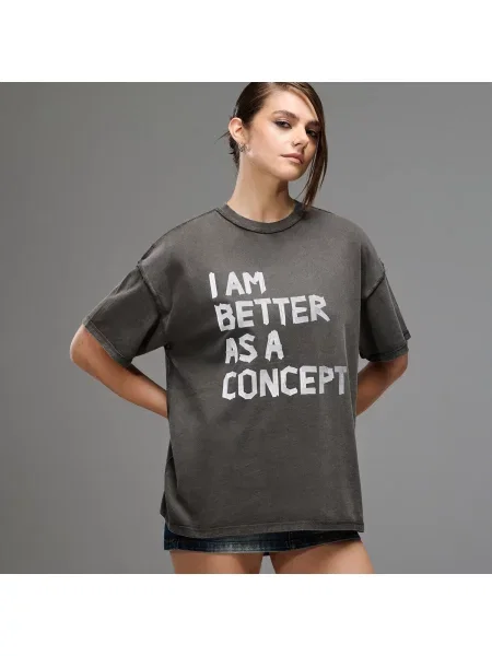 Футболка Cropp серая