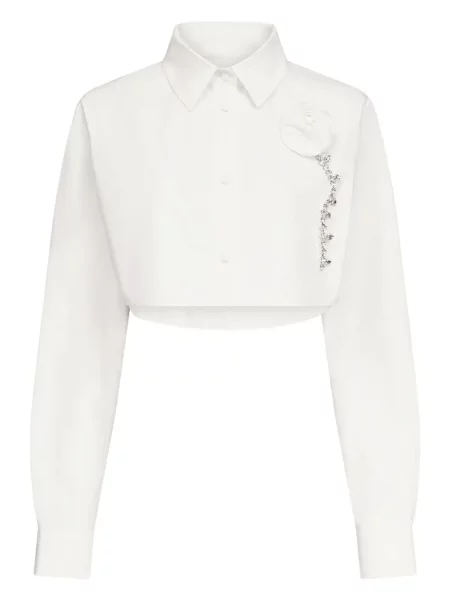 Cropp cămașă Area de cristal alb