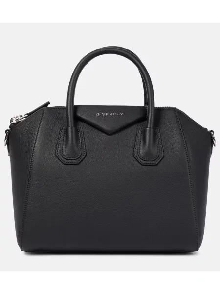Geanta de piele Givenchy Antigona din piele negru