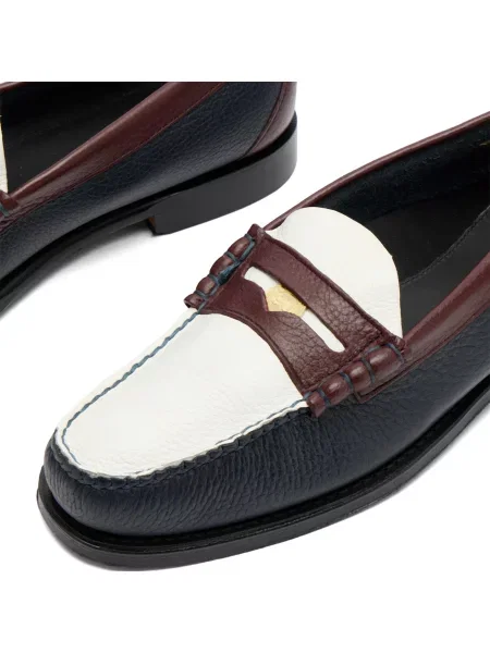 Loafersy Bass Weejuns białe