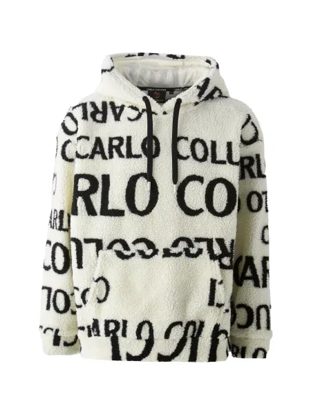 Carlo Colucci Majica Corazzola črna / naravno bela