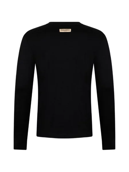 Lung tricou Dsquared2 negru