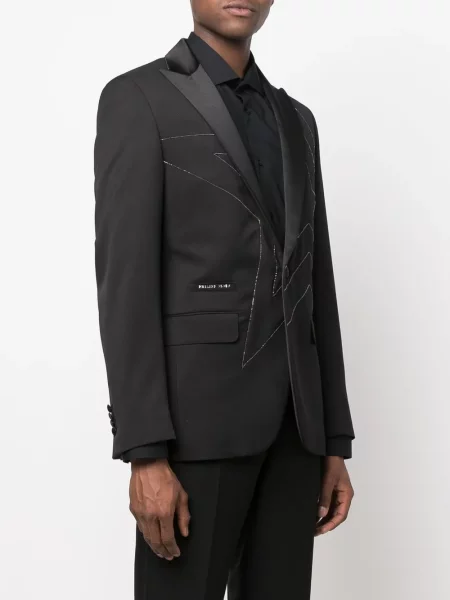 Kamínky sako Philipp Plein černé