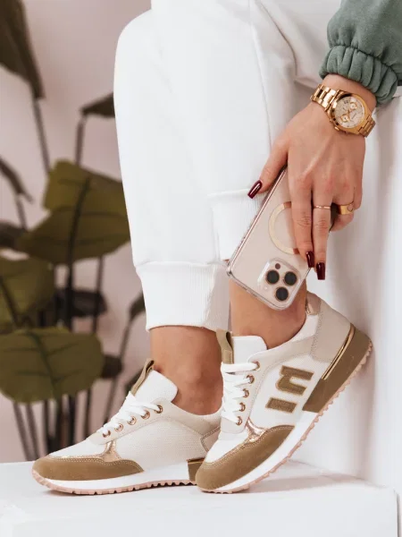 Sneakersy LENSI khaki Dstreet