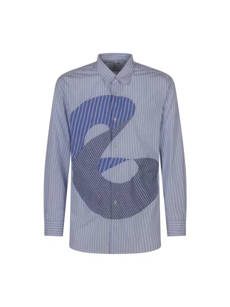 Koszula Comme Des Garcons niebieska
