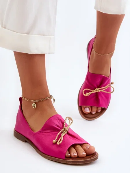 Kožené baleríny Zazoo