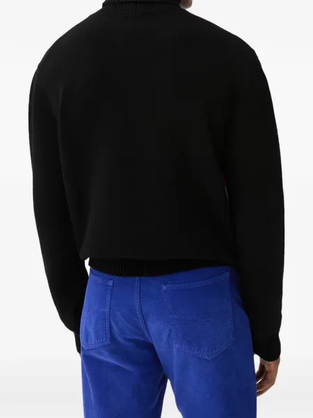 Heláncă Versace de lână negru
