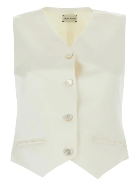 Vestă Magda Butrym alb