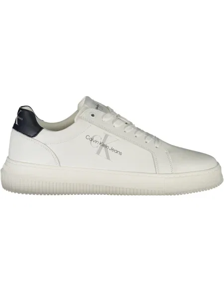 Teniși Calvin Klein Jeans alb