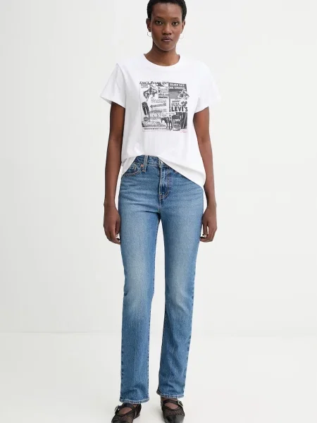 Levi's jeans WEDGIE albastru