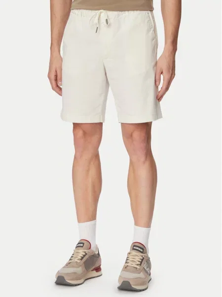 Šortky z materiálu Jack & Jones béžové