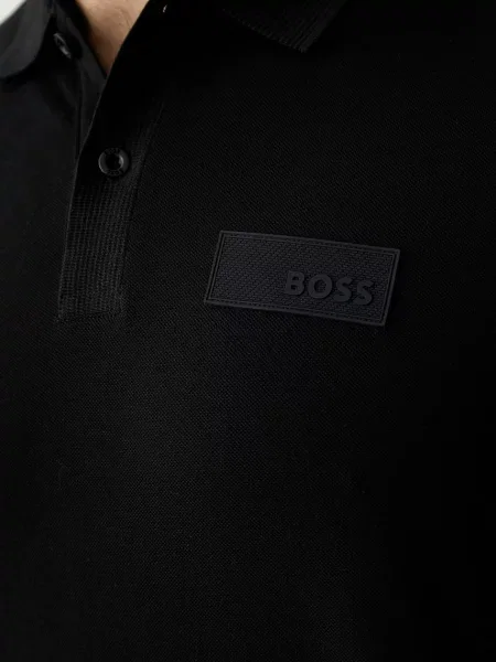 BOSS Green поло Paddy Structure зелене