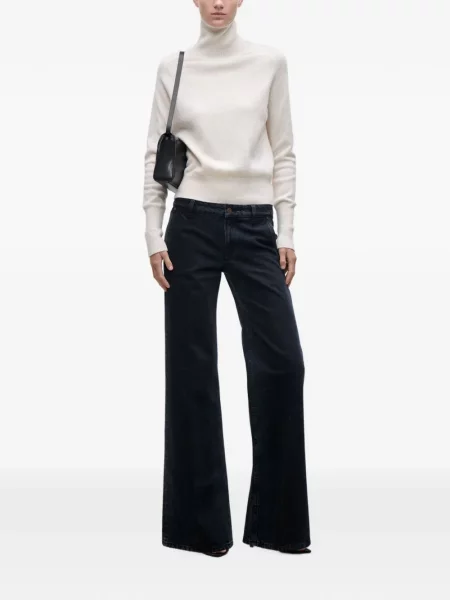Blugi cu picior larg Victoria Beckham albastru