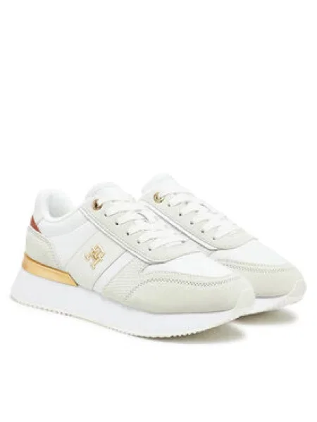 Tommy Hilfiger Sneakersy Th Fashion Runner bílá