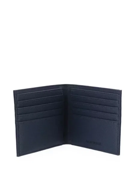 Portofel Emporio Armani cu autograf albastru