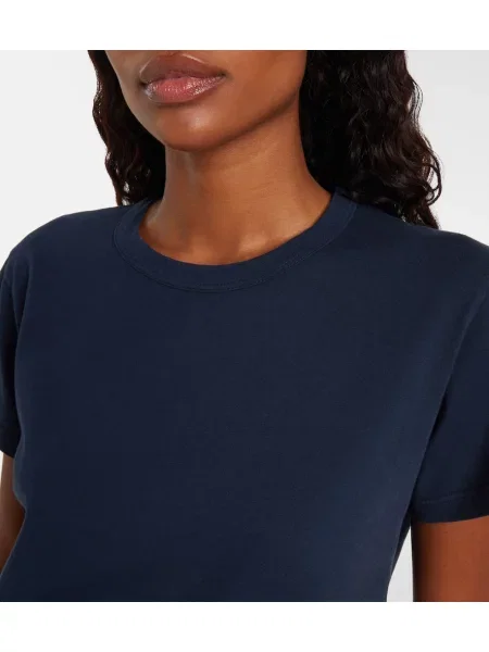 Tricou Leset din jerseu albastru