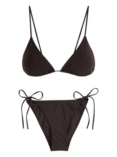 Bikini Lido cu legături maro