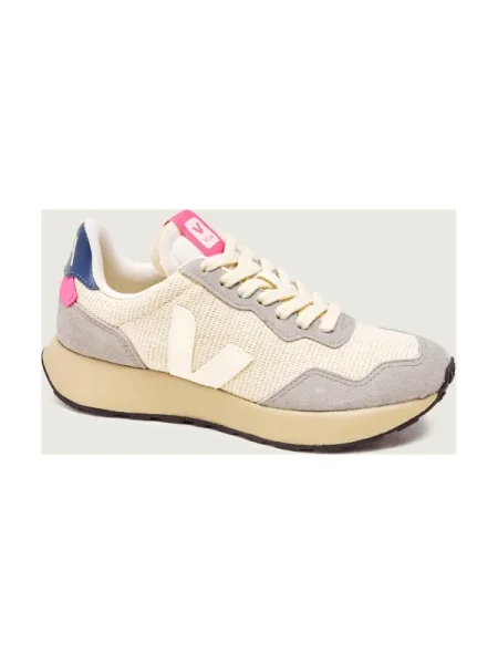 VEJA Sneakers PAULISTANA J-MESH | piele întoarsă bej