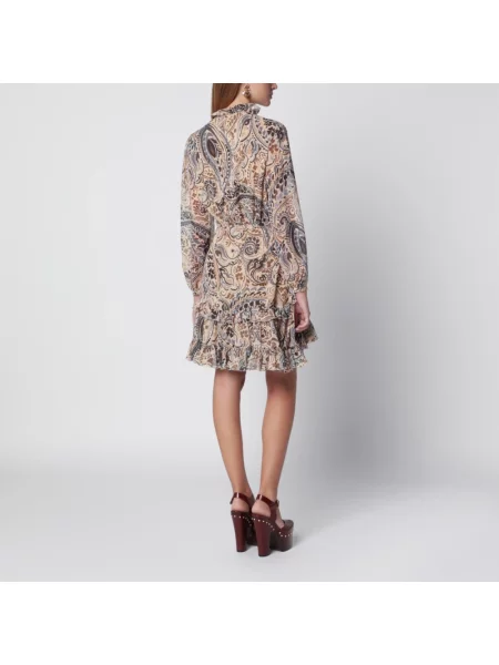Sukienka mini Etro z falbankami