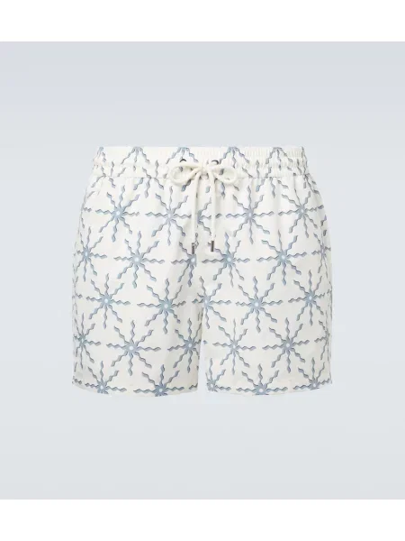 Slip de baie Frescobol Carioca cu imagine alb