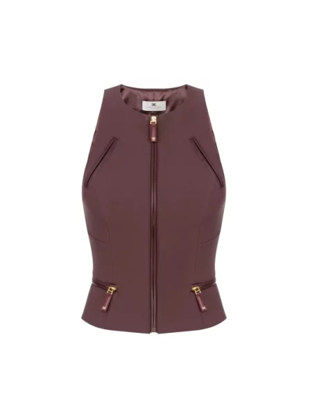 Top Elisabetta Franchi czerwony