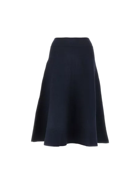 Dzianinowa spódnica midi The Frankie Shop niebieska