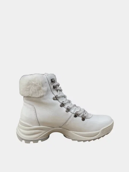 Кожаные ботинки Imac белые